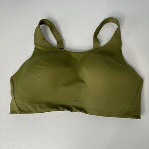 Athleta Advance Sprint Sports Bra Size 36D‎ Arboretum Olive Green